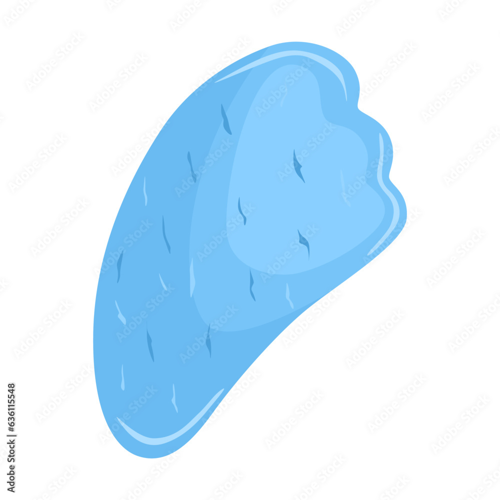 Tool for skin care vector illustration. Device or gadget for facial treatment, face massage or cleansing on white background. Cosmetology, skincare, beauty concept