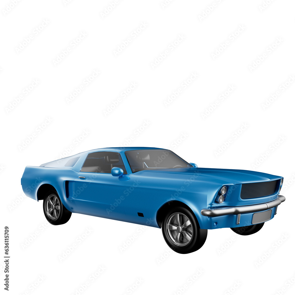 3D Old Car Illustration Pack 3D Old Car Illustration Pack