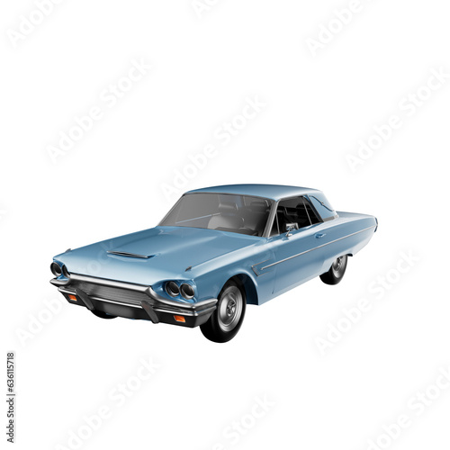 3D Old Car Illustration Pack