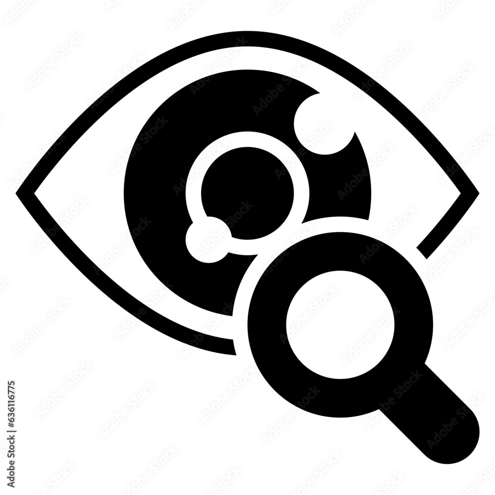 search finding eye care healthy glasses solid glyph search finding eye care healthy glasses solid glyph