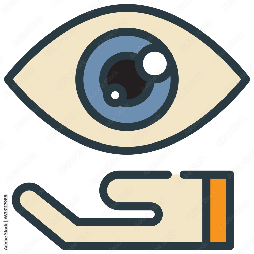 save support eye hand care filled outline save support eye hand care filled outline