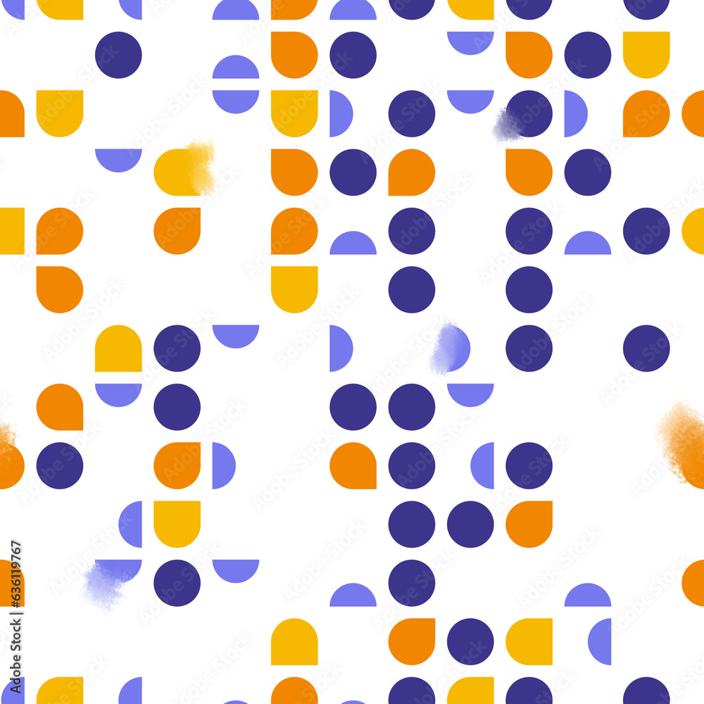 Fototapeta premium seamless abstract background with circles