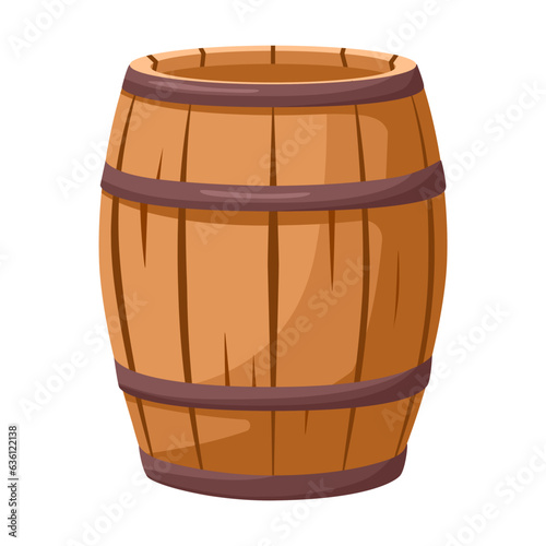 Wine cellar interior element vector. Drawing of wine bottles, barrels or kegs isolated on white background. Alcohol concept