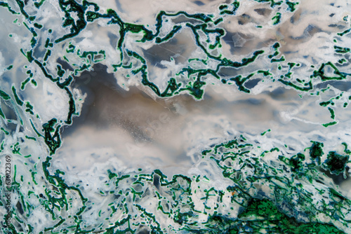 Green moss agate texture details