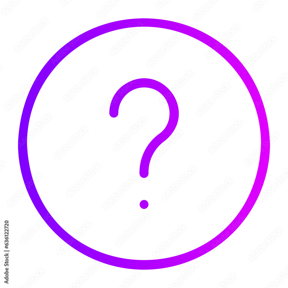 question gradient icon question gradient icon