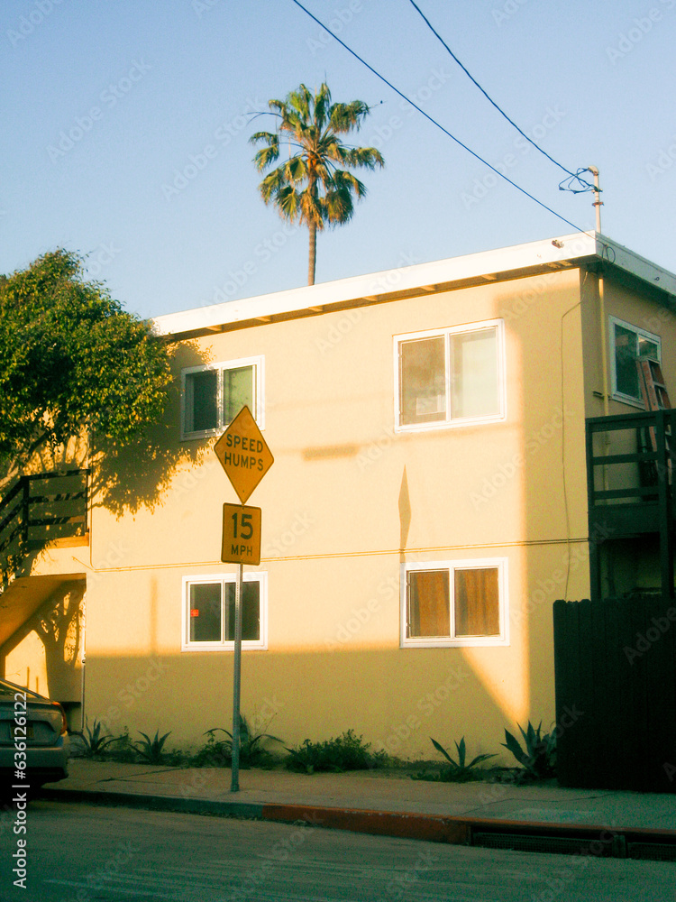Fototapeta premium Sunset of building 