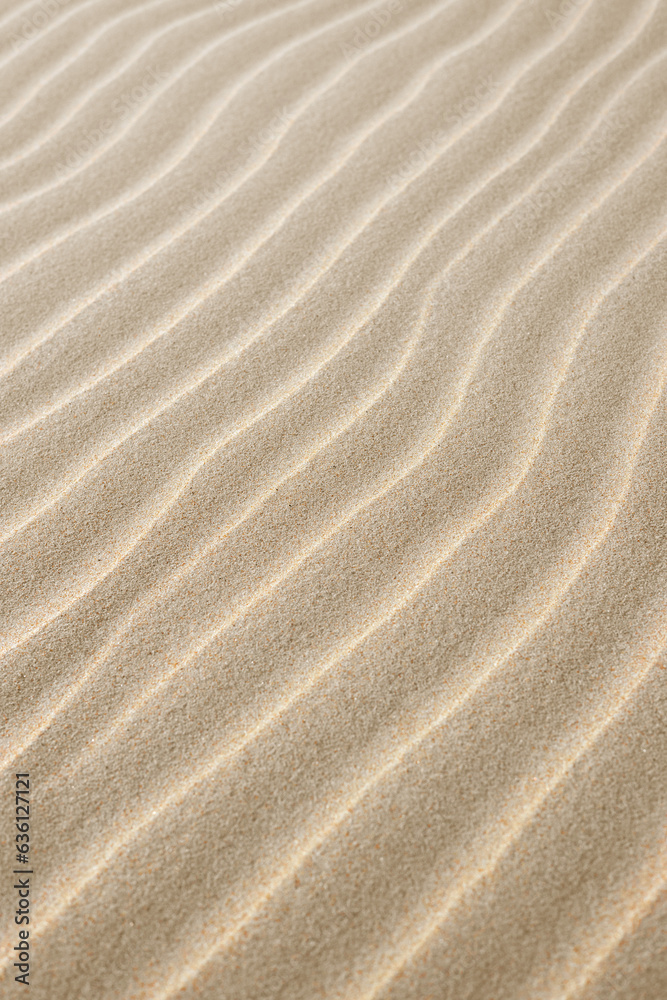 Calm sandy beach with small waves Calm sandy beach with small waves