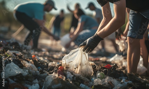 community waste cleaning