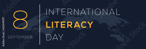 International Literacy Day, held on 8 September.