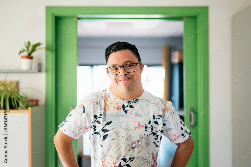 Positive man portrait Positive man portrait