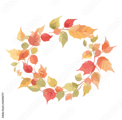 Wallpaper Mural Warm autumn floral background Torontodigital.ca