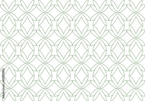 Vector sketch of sameless classic baground pattern design illustration