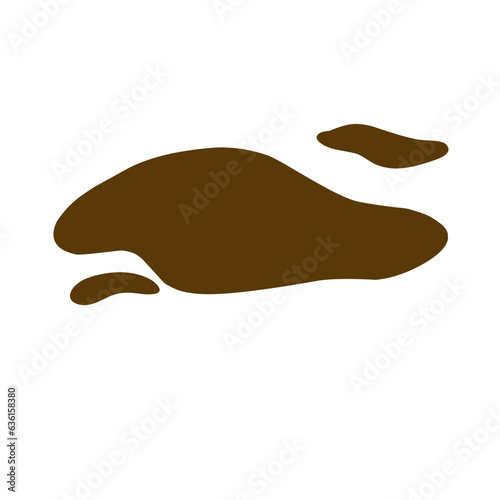 Mud puddle icon