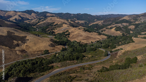 Aerial View of Old Creek Road, Cayucos, San Luis Obispo County 