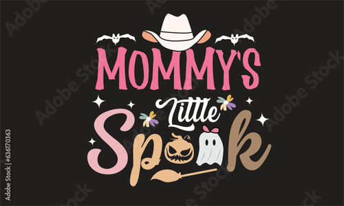 Mommy’s Little Spook Retro Design