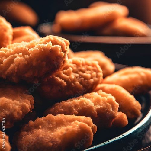 Gebratene/Frittierte Chicken-Nuggets