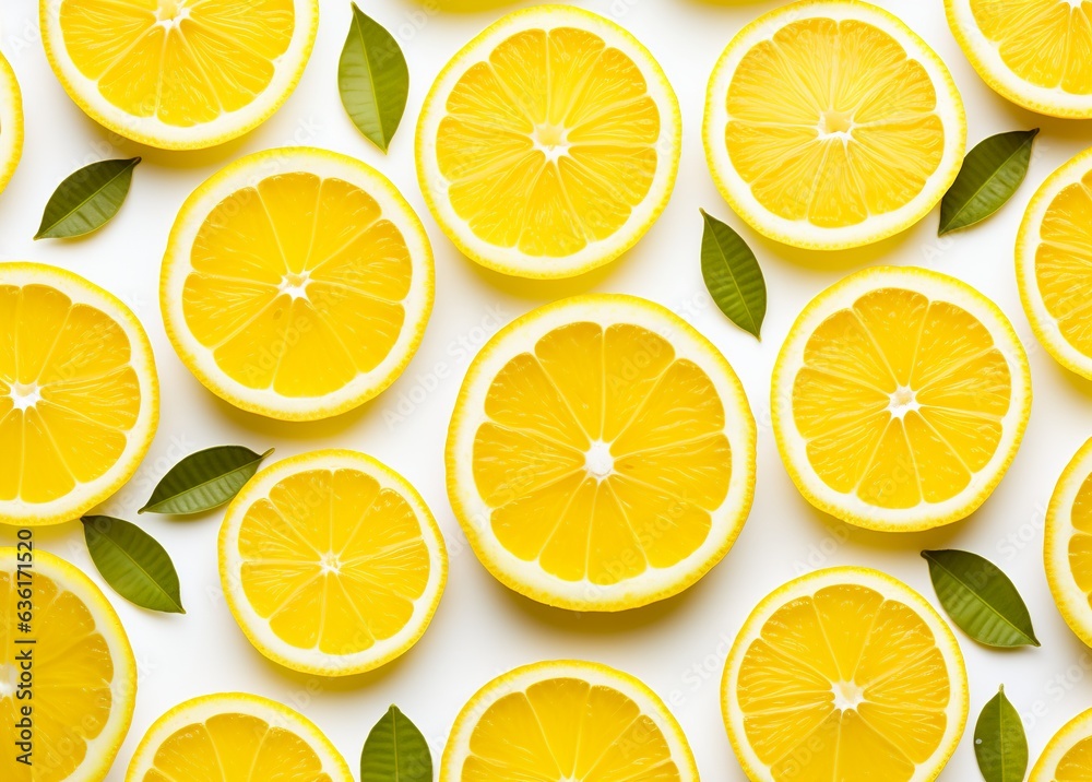 sliced lemon isolated on white sliced lemon isolated on white