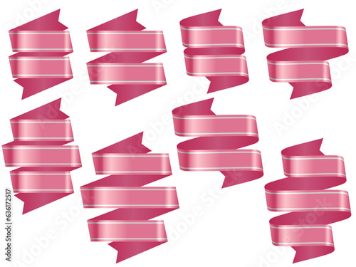 リボン線009-4折W