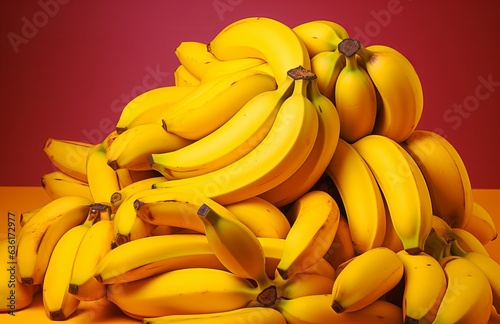 Bunch of fresh bananas ready to Eat