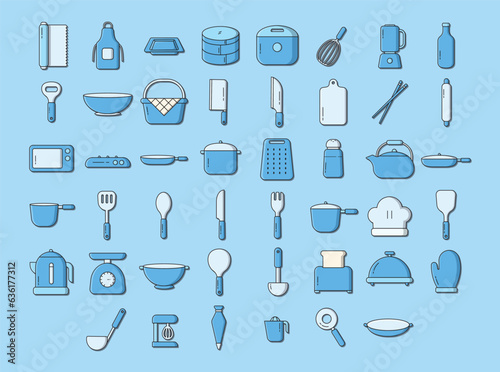 Cookware Set Simple Icon