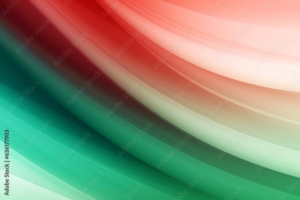 abstract background with smooth lines in green and red colors, beautiful lines and blur abstract background with smooth lines in green and red colors, beautiful lines and blur