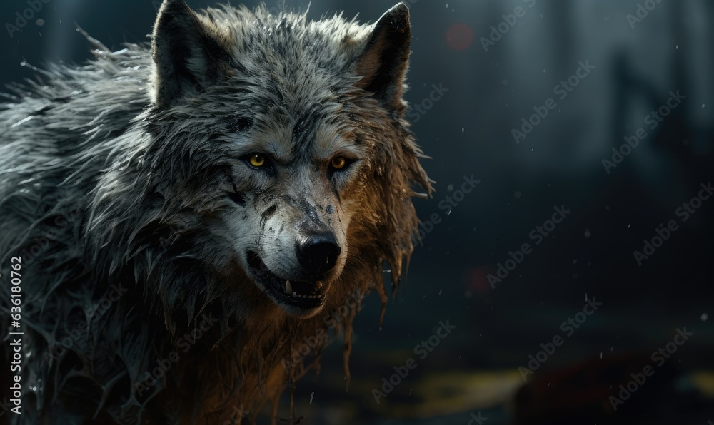 Wolf is highly detailed cinematic