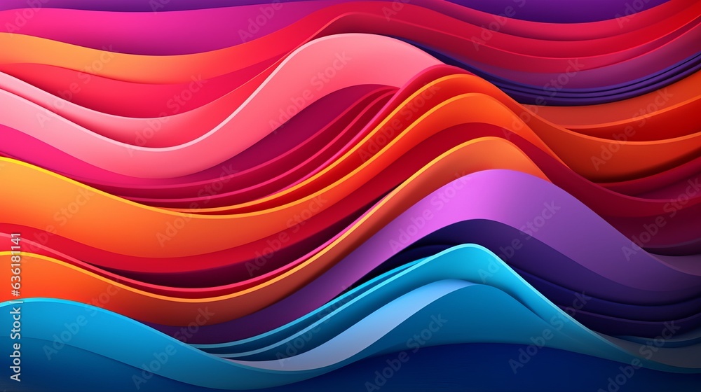 color gradient expressive papercut layer wallpaper color gradient expressive papercut layer wallpaper