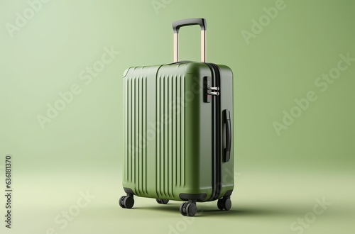 suitcase with handle and wheels