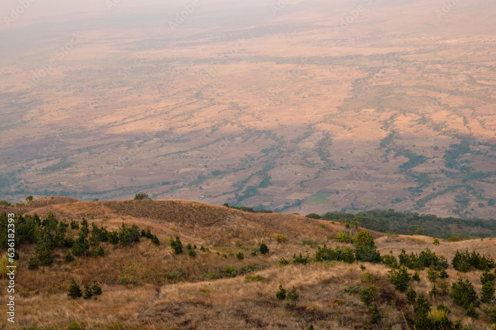 Scenic view of Rift Valley seen from Mbeya Rift Valley View Point In Mbeya Region, Tanzania