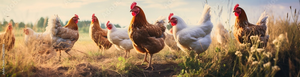 farm photo of chicken walking on the grass farm photo of chicken walking on the grass