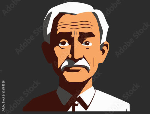 man with a mustash