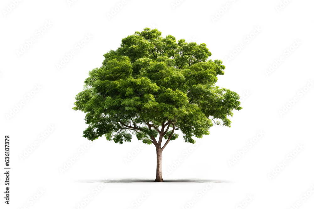 Big tree isolated on white background. Big tree isolated on white background.