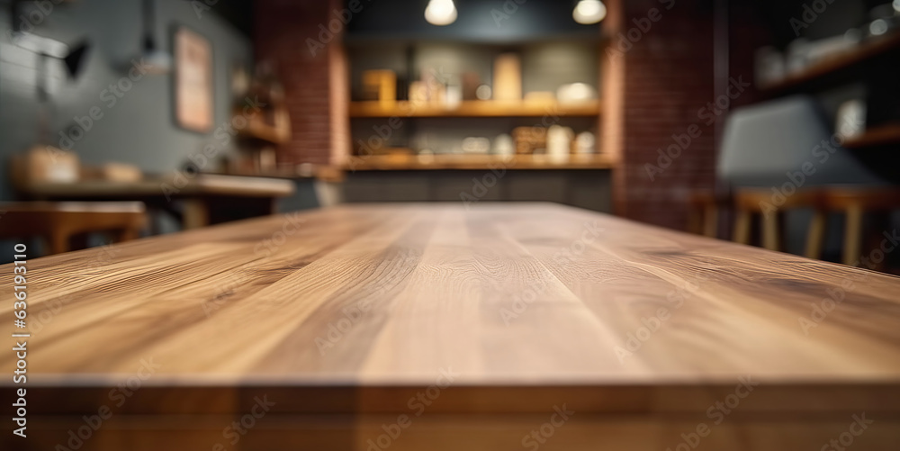 Empty table top good for product display Empty table top good for product display
