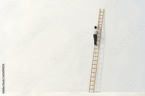 dreamer climbs the stairs up