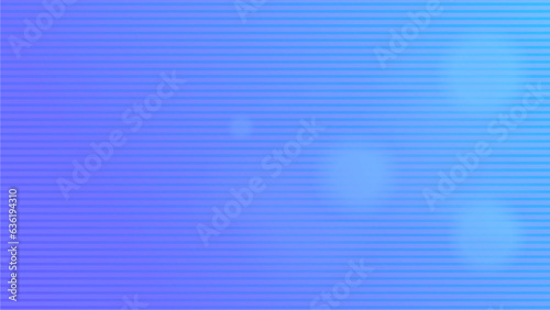 Glitched Bokeh Lights in Blue Soft Gradient Background, Analog Signal Screen 