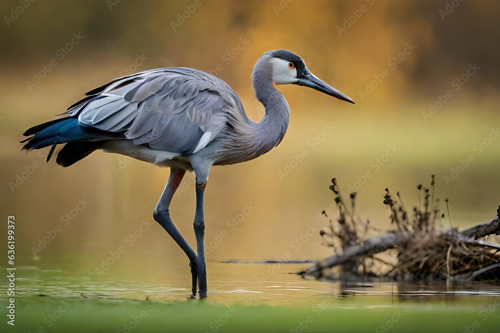 Fototapeta premium great blue heron