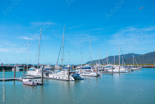 boats in the marina in Cairns, Australia