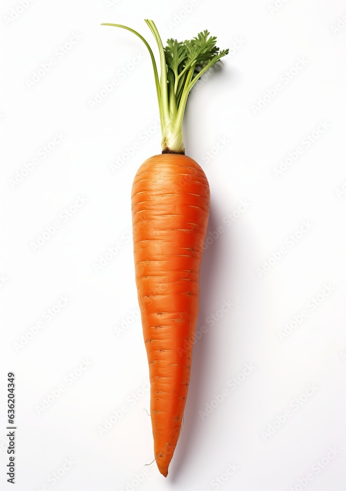 carrot isolated on white background