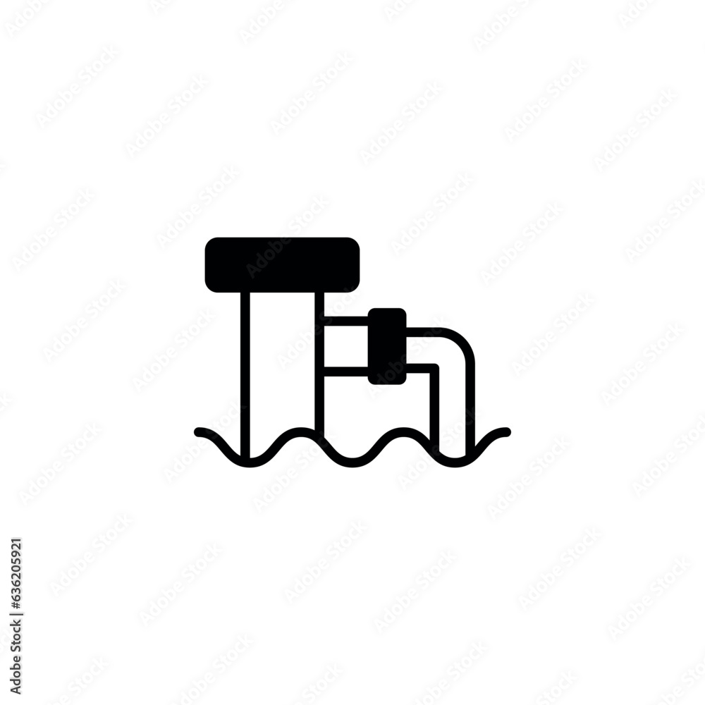 Water Supply icon design with white background stock illustration Water Supply icon design with white background stock illustration
