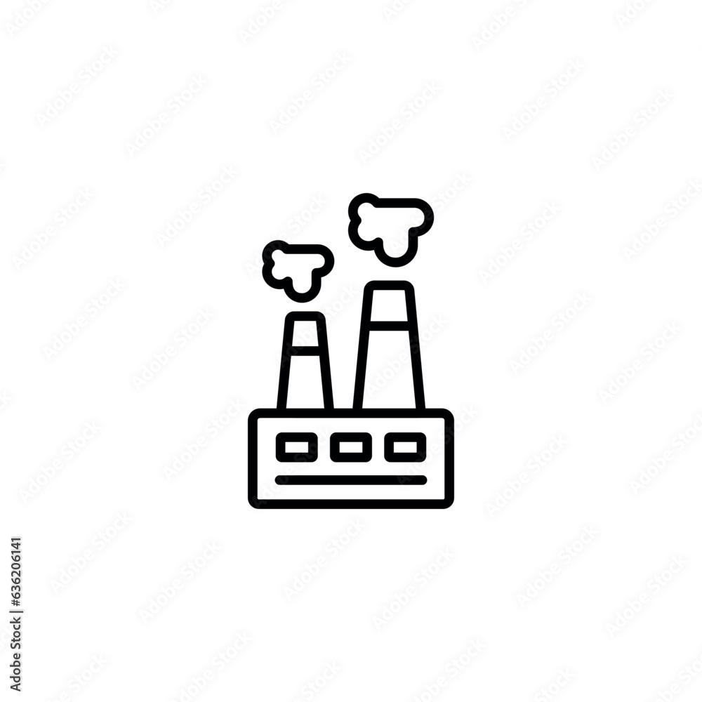 Industry icon design with white background stock illustration Industry icon design with white background stock illustration