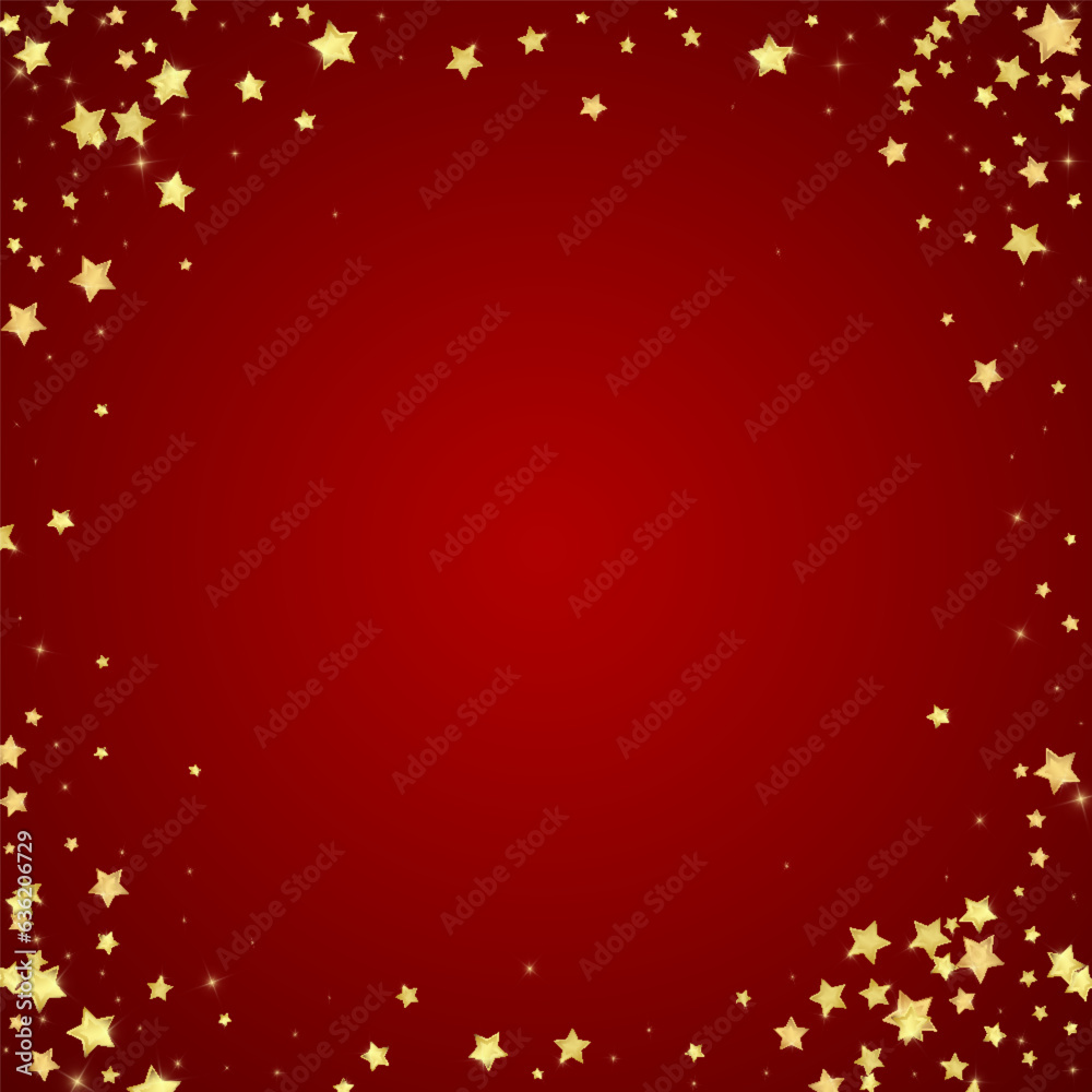 Magic stars vector overlay. Gold stars scattered Magic stars vector overlay. Gold stars scattered