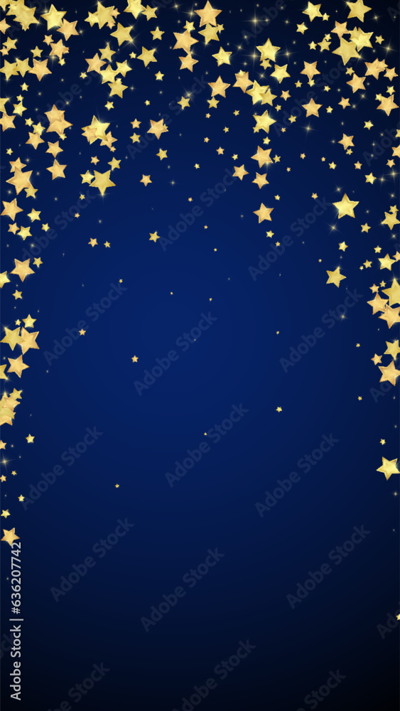 Magic stars vector overlay. Gold stars scattered Magic stars vector overlay. Gold stars scattered