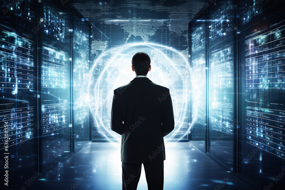 Cyber security concept. Cyber security concept.