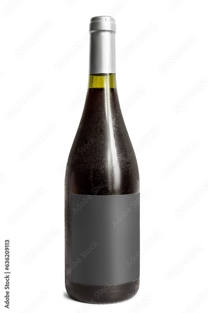 Wine bottle isolated