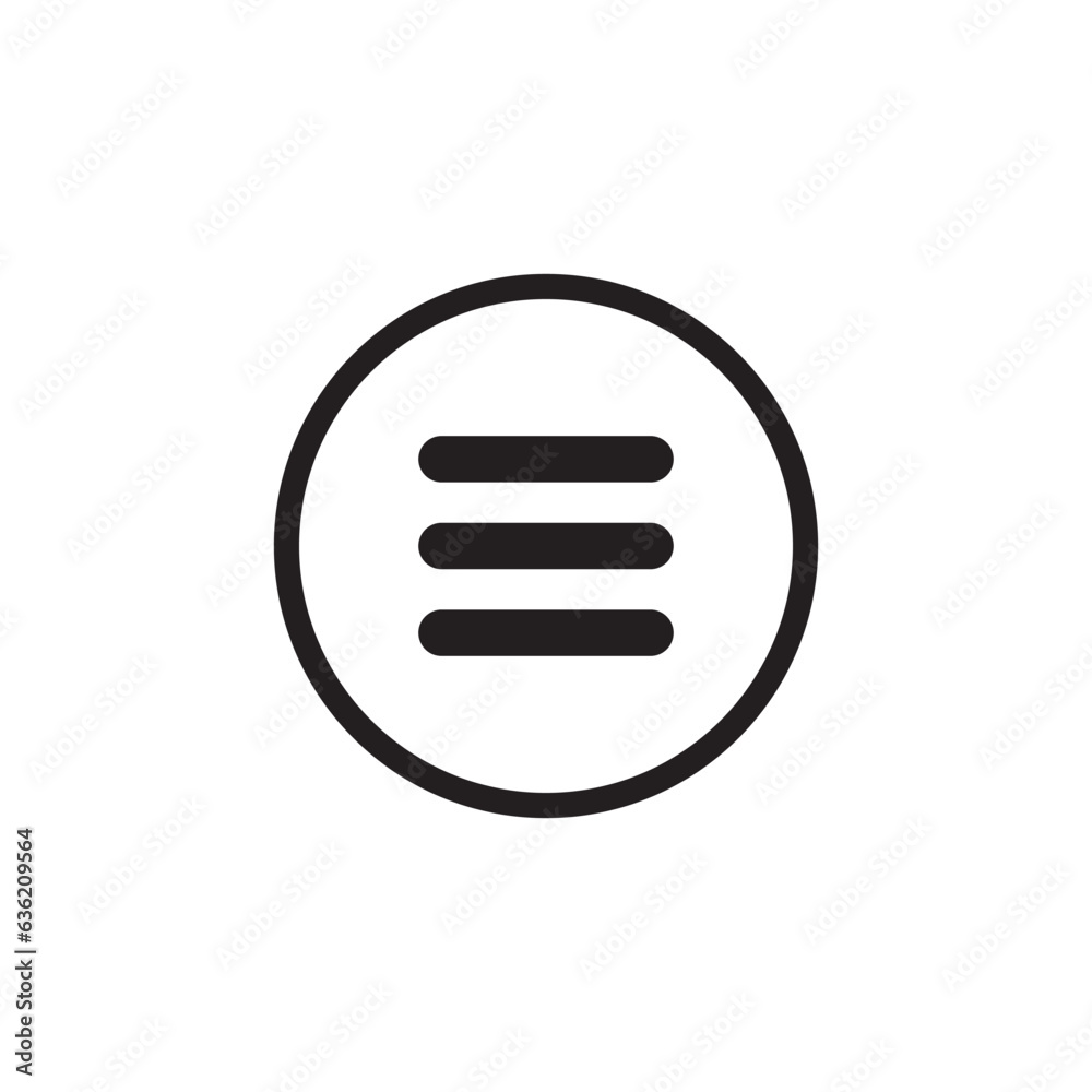 menu icon vector menu icon vector