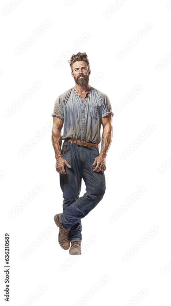 Casual captivating closeup shot of an Carpenter with an isolated transparent background. Casual captivating closeup shot of an Carpenter with an isolated transparent background.