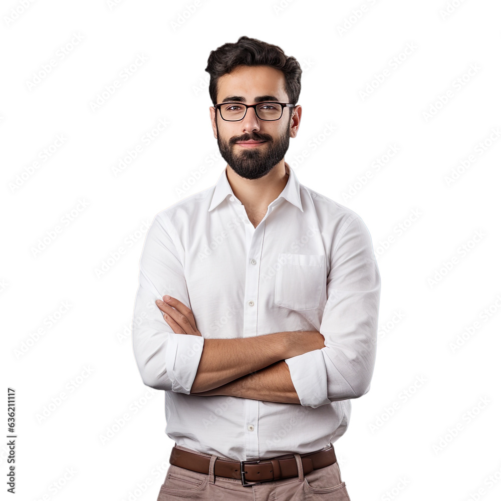 Casual captivating closeup shot of an Software Engineer with an isolated transparent background. Casual captivating closeup shot of an Software Engineer with an isolated transparent background.