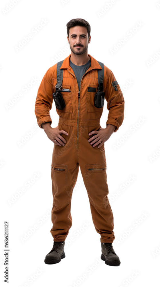 Casual captivating closeup shot of an Aerospace Engineer with an isolated transparent background. Casual captivating closeup shot of an Aerospace Engineer with an isolated transparent background.