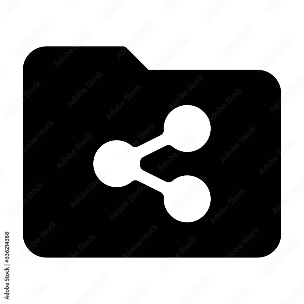 Network Icon WIth Style Fill Network Icon WIth Style Fill