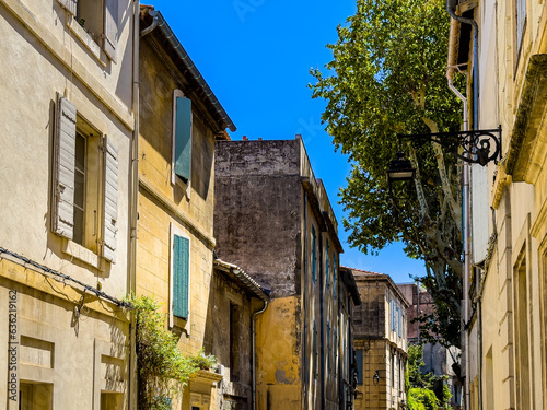 Fototapeta Naklejka Na Ścianę i Meble -  Exploring Arles: Immersing in the Old Village's Timeless Streets